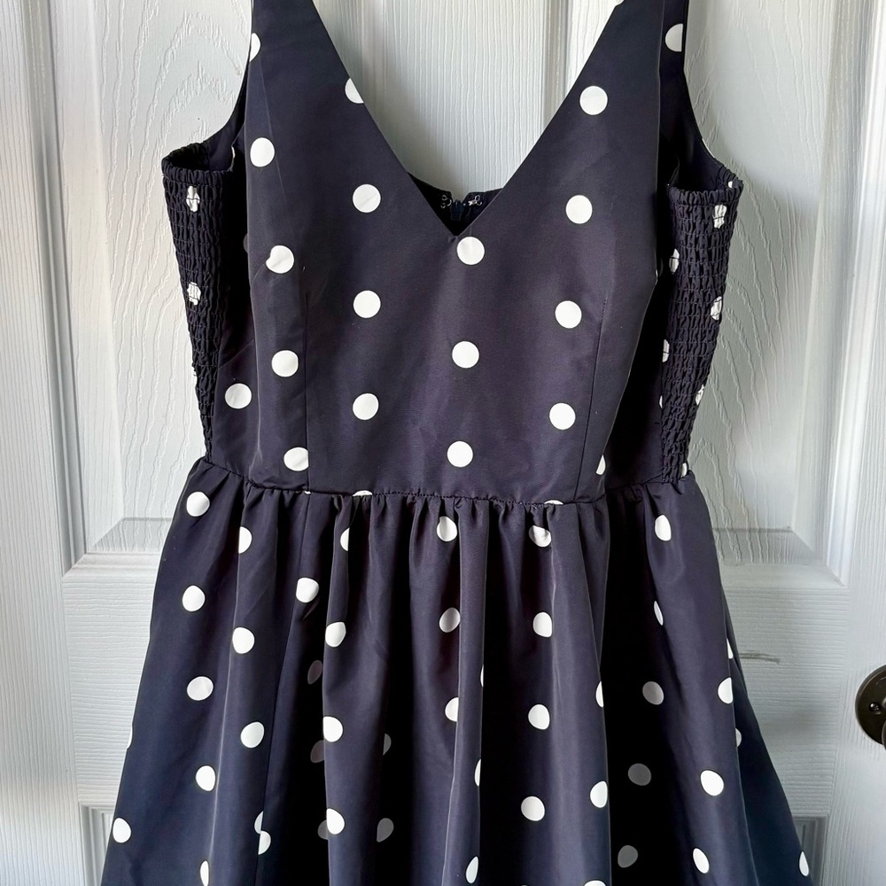 Old Navy Taffeta Polka Dot Mini Dress